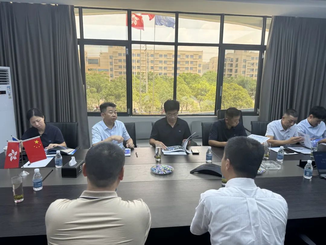 歡迎懷化沅辰水務范總一行蒞臨我司參觀指導！